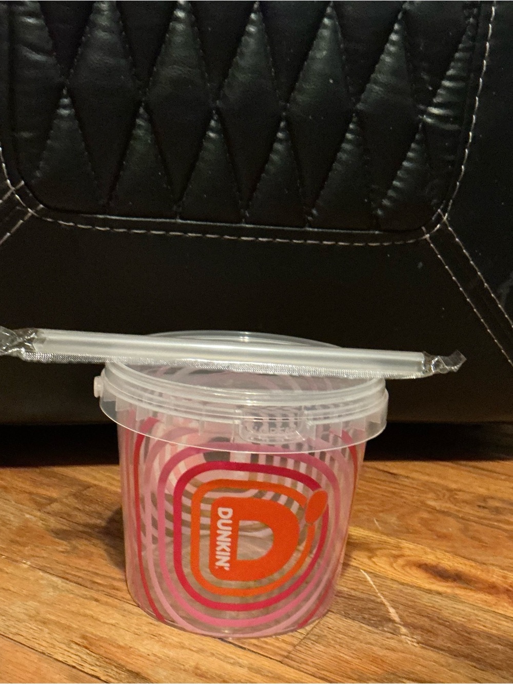 New Limited Edition Viral Dunkin Donuts Bucket 48oz with Lid & Straw